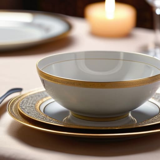 Sophisticated Formal Dinnerware Arrangement Techniques.