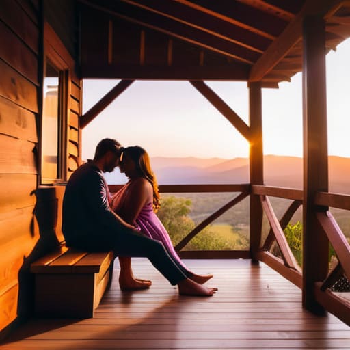 A Digital Detox Adventure at sunset.