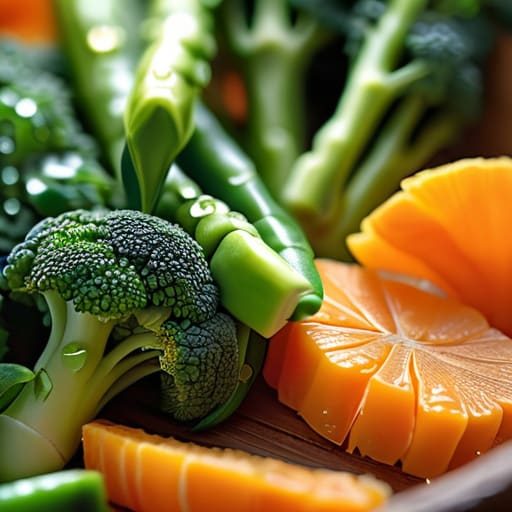 Vibrant steamed vegetables, Bringing It All Home.
