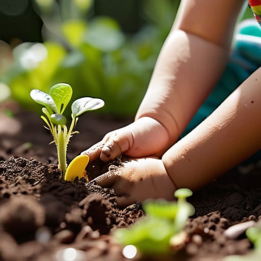 Toddler gardening is the best kind of mess.